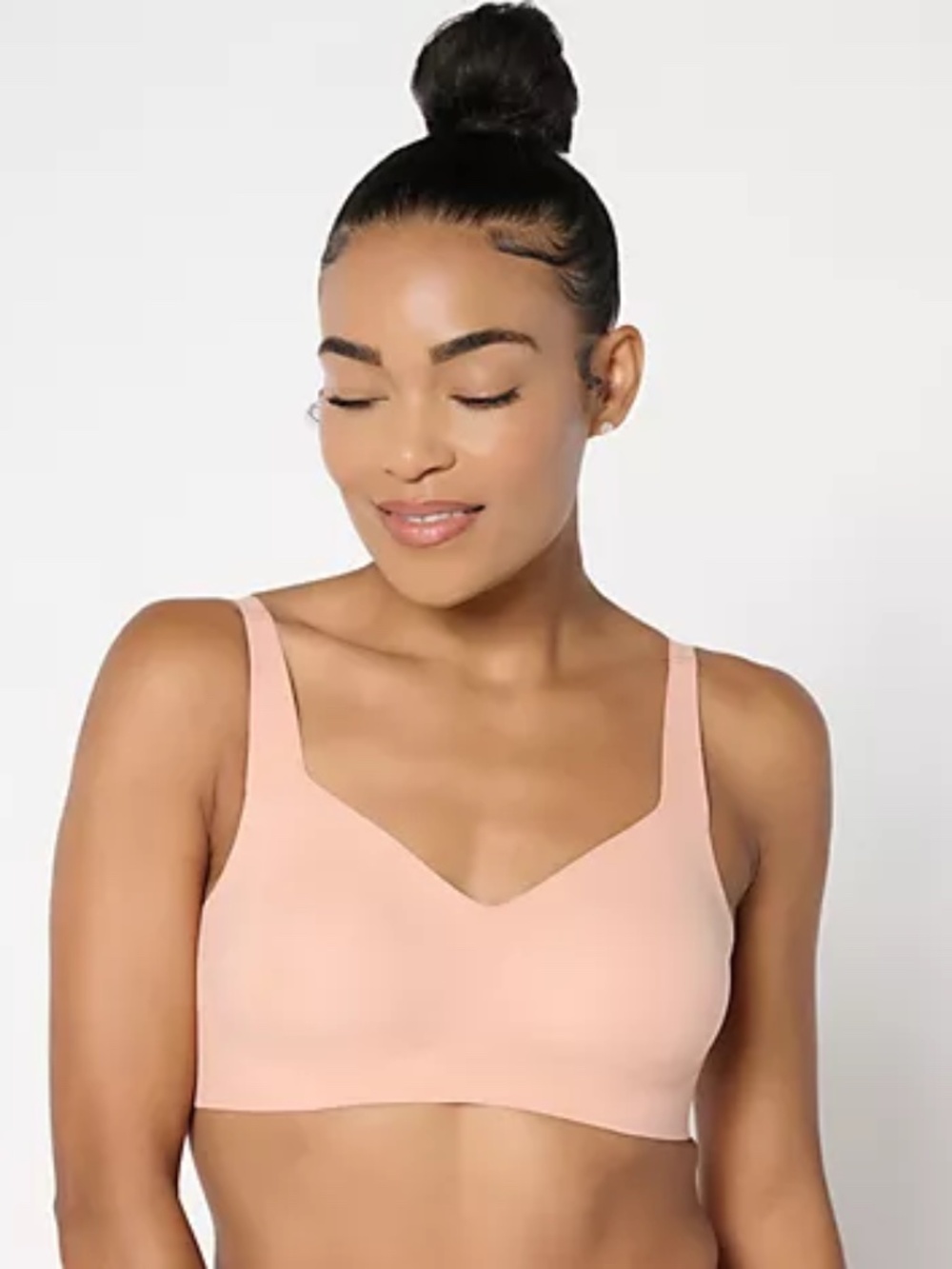 Evelyn & Bobbie Beyond Seamless Wirefree Bra, sz M a713124